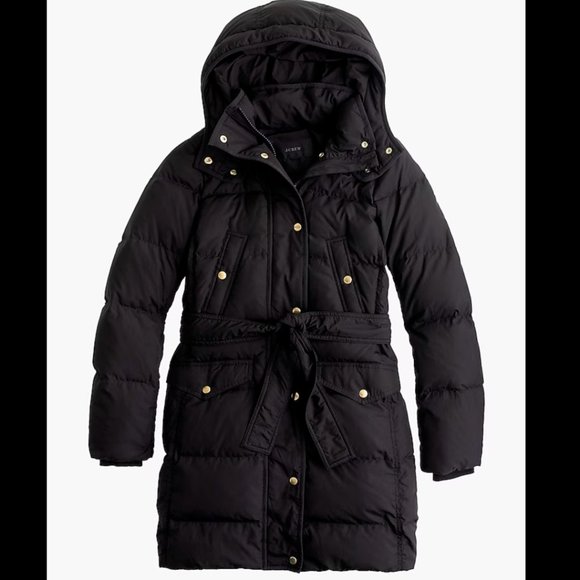 70% down JCrew Belted Puffer Coat - Picture 1 of 10